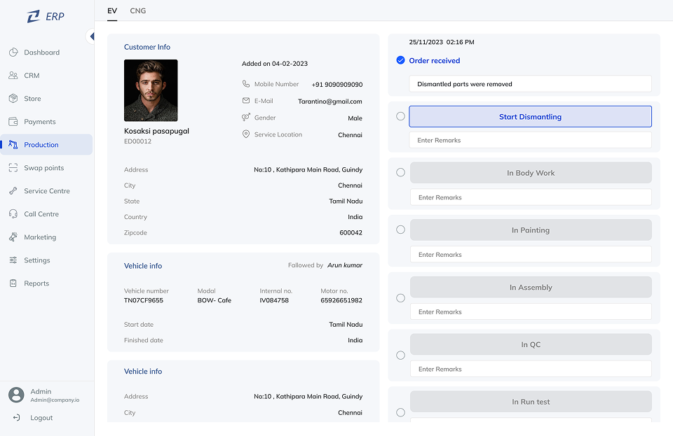 ZAAMZ customer profile